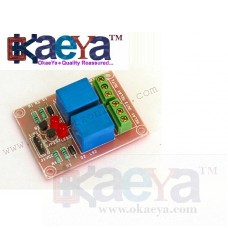 OkaeYa Two Channel 2 Ch 12V Relay Board Module, Controllable with 5V Or 3.3V Signal for Raspberry Pi Arduino Avr Pic 8051